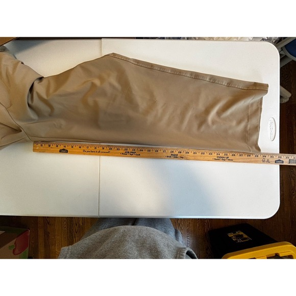 FootJoy Golf Performance Pants Men's 40x30 (see desc) Khaki Stretch Relaxed Fit - Picture 7 of 11